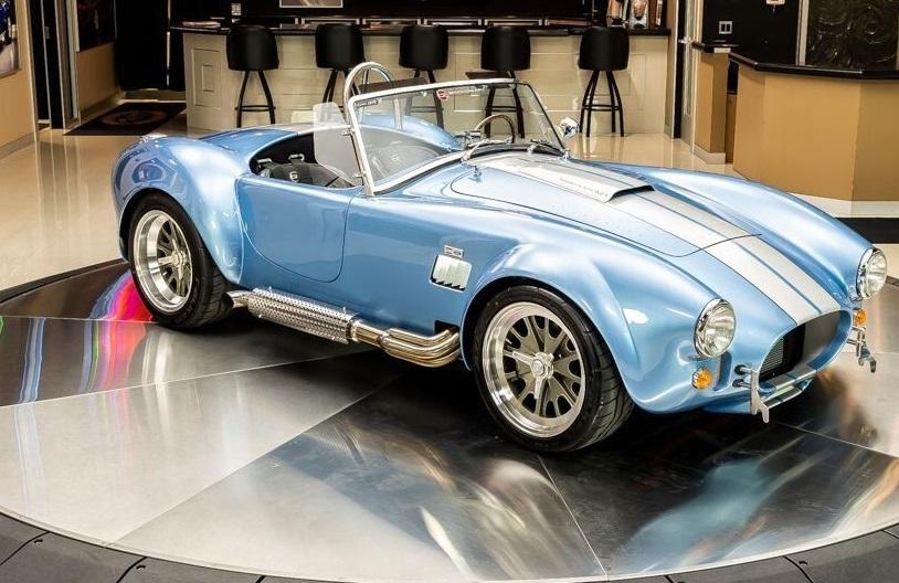 1965 shelby cobra backdraft light blue 427 iconic 5 speed manual 1496 miles