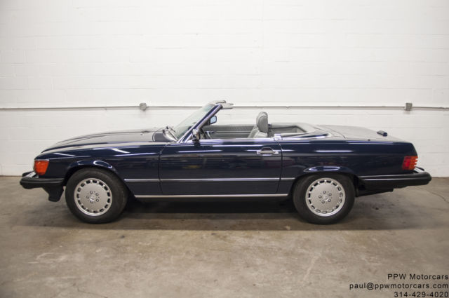 1988 mercedes-benz 560sl one owner! 52,829 miles! original window sticker!