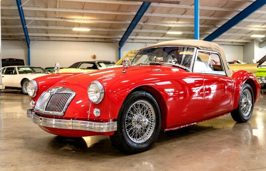 1957 other makes mga roadster mga 1500 11092 miles red