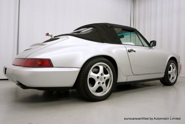 1990 porsche 911 carrera carrera 4 cabriolet 91815 miles silver convertible flat