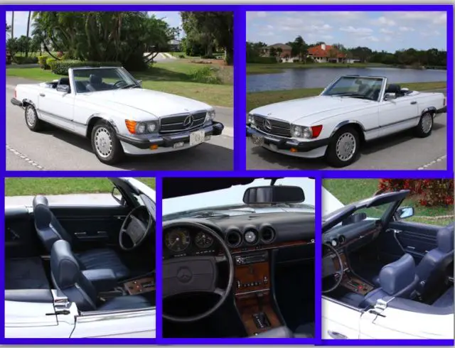 1986 mercedes 560 sl automatic cold ac with 94812 actual miles hard & soft top