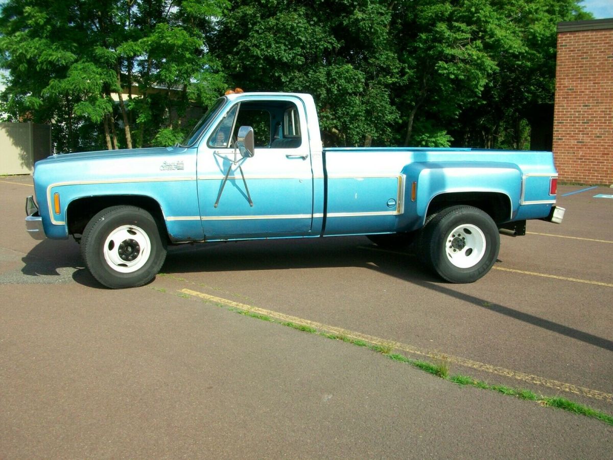 1977 gmc sierra classic 454 c-35 dually camper special 1 ton pickup