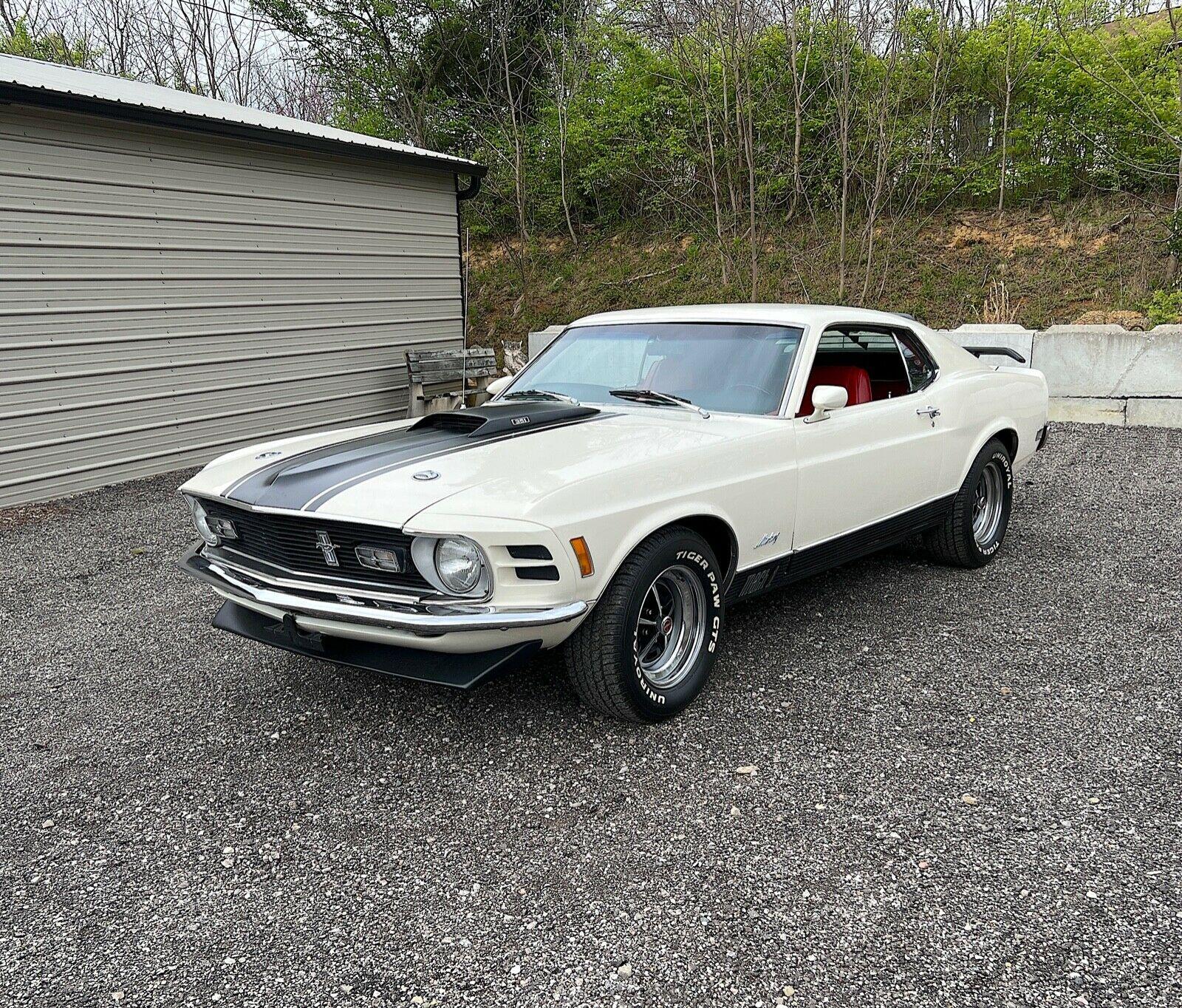 1970 ford mustang mach 1 351 fastback cleveland auto ps louvers spoilers automatic