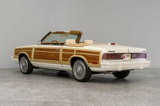 1986 chrysler lebaron 66448 miles white convertible 2.2l 3-spd auto