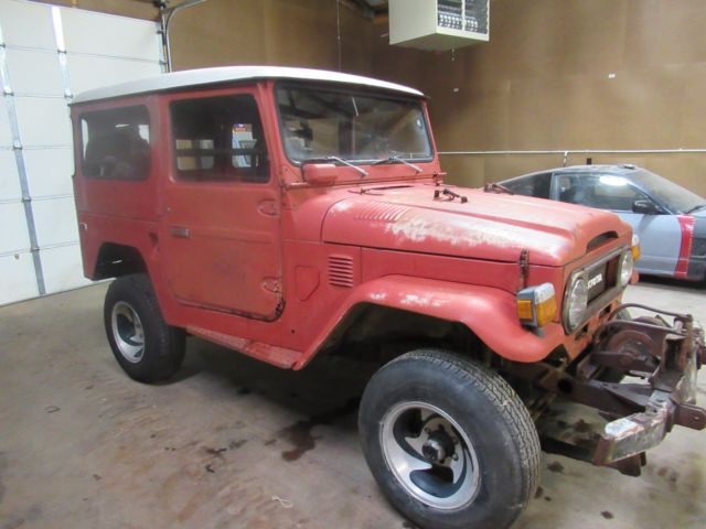 1975 toyota fj40 land cruiser barn find no title no reserve