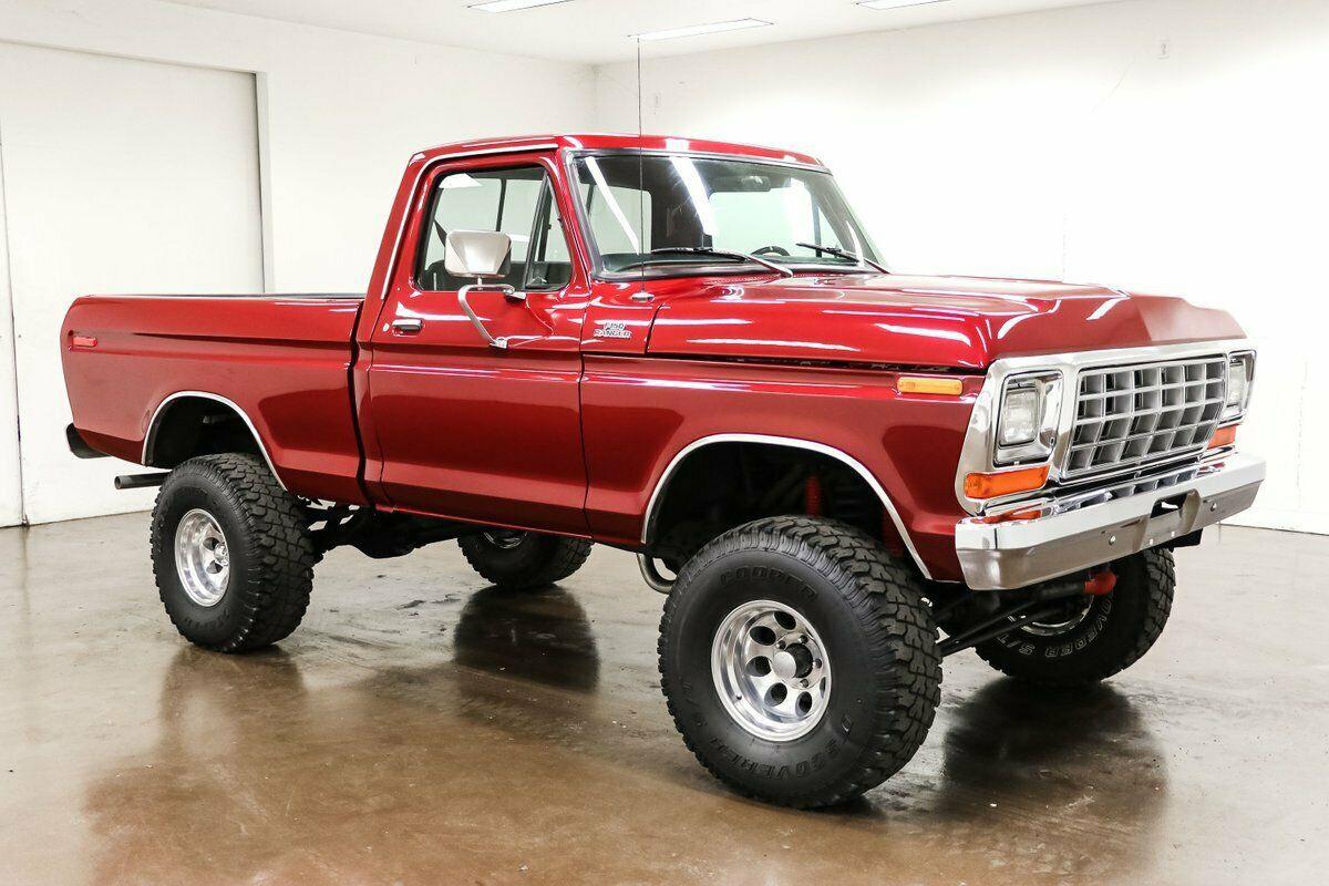 1978 ford f-150 ranger 91008 miles maroon truck 400ci v8 c6