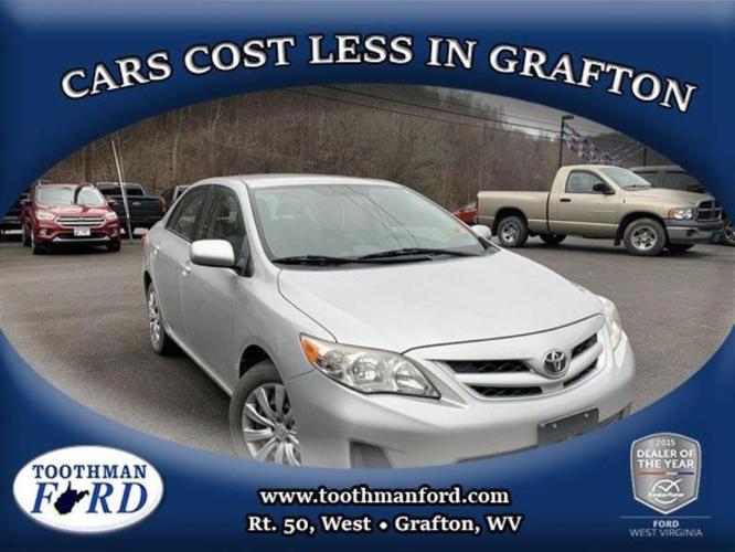 2012 toyota corolla l l 4dr sedan 5m for sale in grafton, west virginia