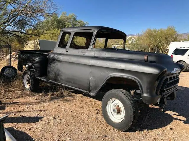 1957 chevy task force truck 3100 extra cab 4x4