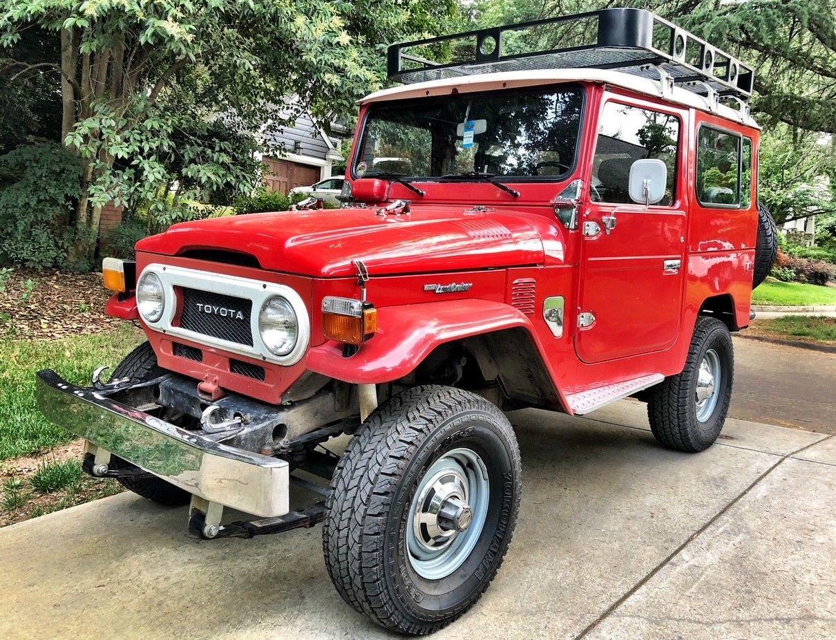 1978 toyota land cruiser fj40 with ps and ac rust free