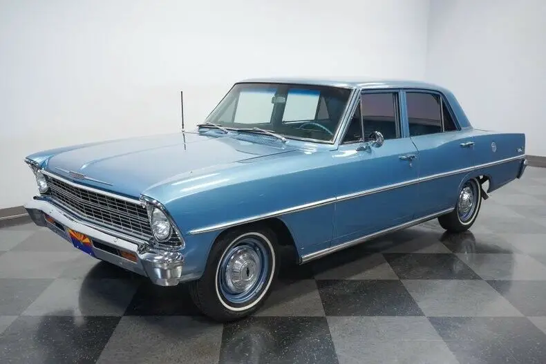 inline-6 auto classic vintage collector original correct blue chevy receipts
