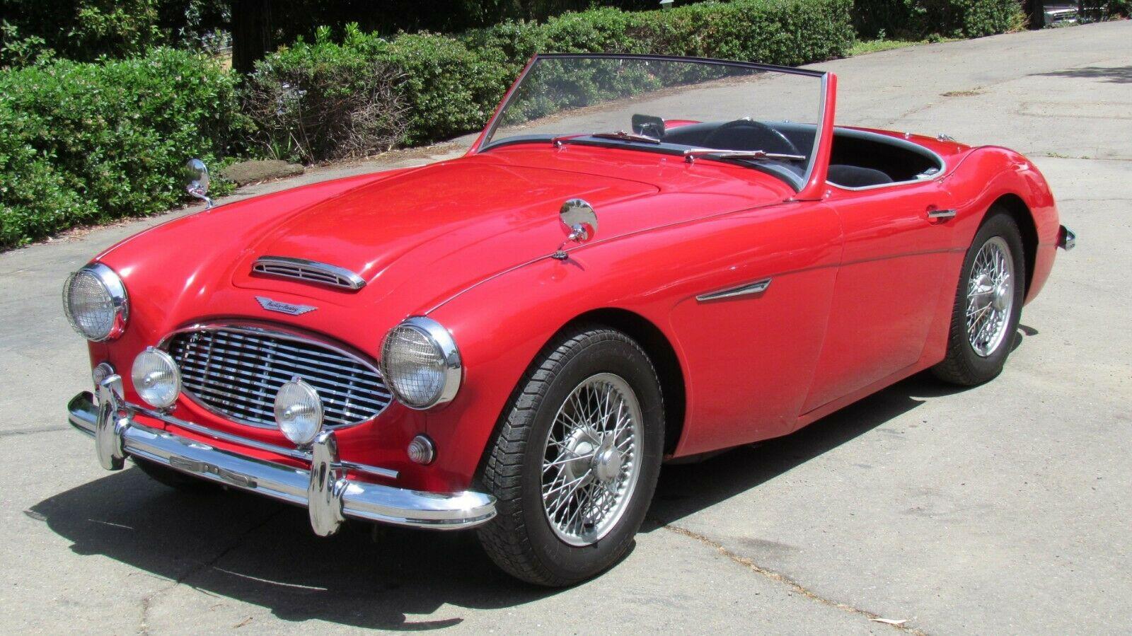 1960 austin healey 3000 roadster bn7 2 seat with overdrive