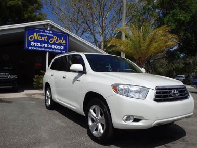 2008 toyota highlander limited quad seating~3rd row~like new 1 owner in tampa, fl