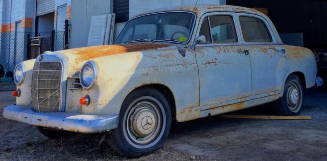 1960 mercedes 190 sedan one owner survivor needs resto fl car no reserve