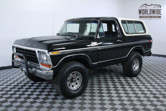 1978 black xlt 351 windsor auto rare black collector!