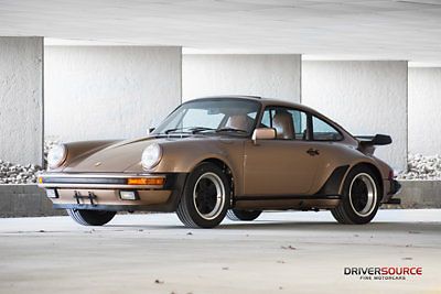 1988 porsche 930 turbo - "the nougat" low miles great colors! coa/window sticker