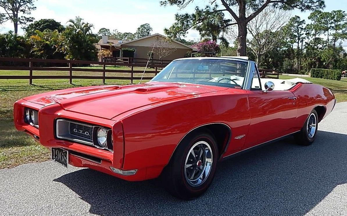 1968 pontiac gto convertible 400 engine runs excellent