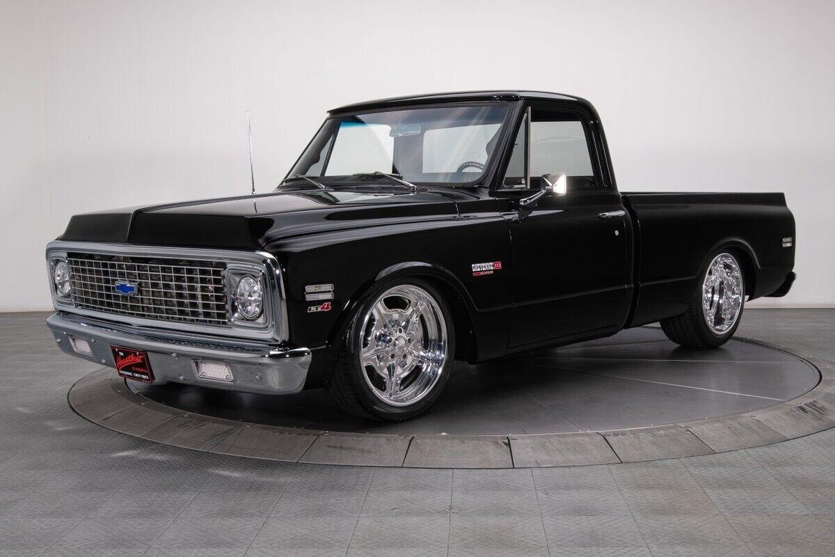 1970 chevrolet c10 pickup truck black 8 speed auto 9205 miles