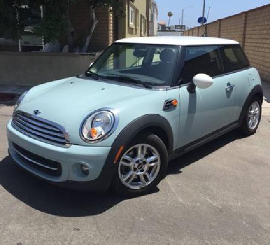 2013 mini cooper light blue lease take over in newport beach, ca