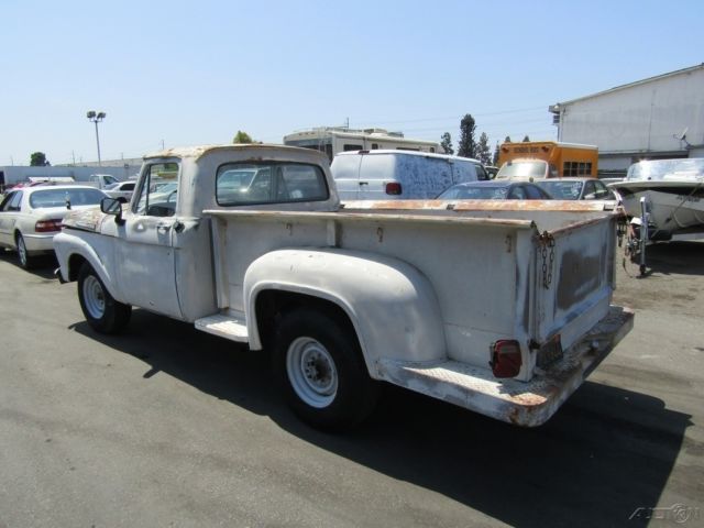 c 1962 ford f-250 8-cylinder gas automatic pickup no reserve