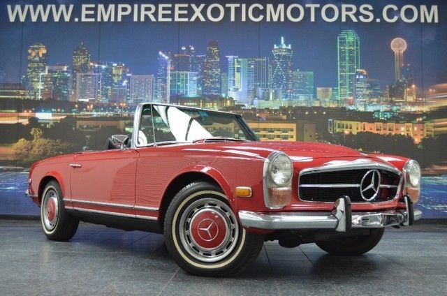 restored 1971 mercedes-benz 280sl roadster 8k