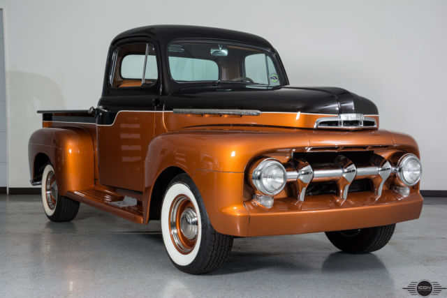 1951 ford f-1 pick up truck 351 custom-show truck-collector-f-1 pristine!