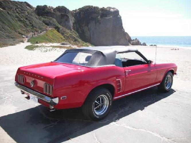 1969 ford mustang convertible,302 v8, 4spd stick,new engine and paint in malibu, ca