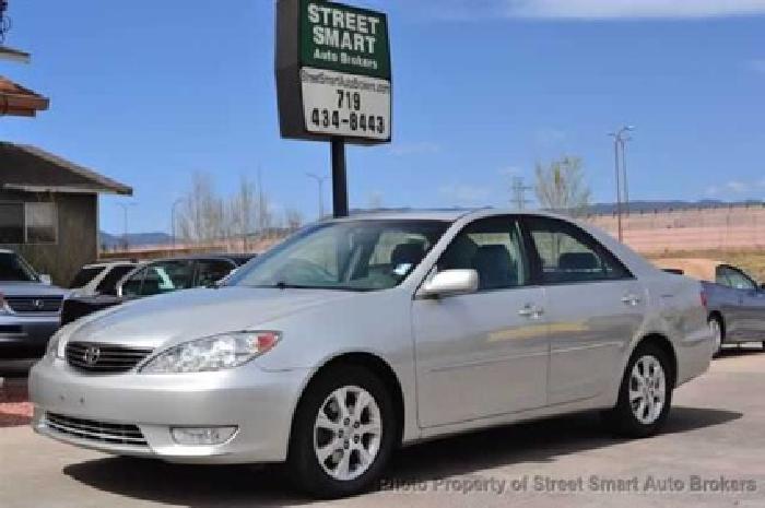 used 2006 toyota camry one owner xle v6, heated leather, sunroof sedan in colorado springs, co