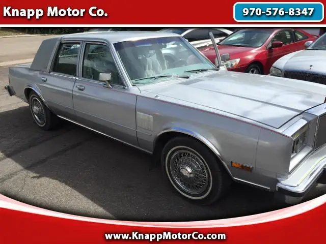 1985 chrysler fifth avenue one owner 56,000k miles