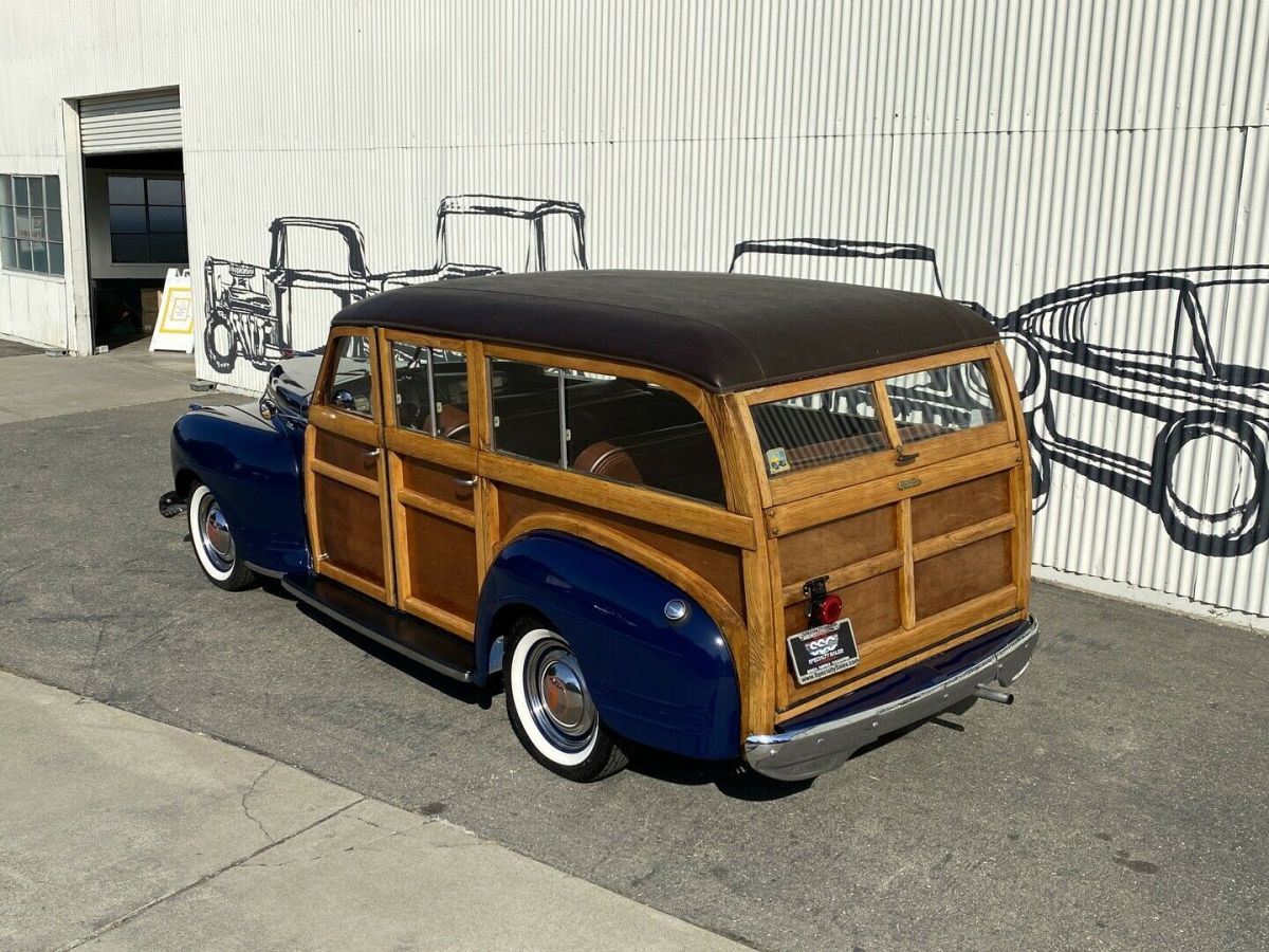 1941 plymouth special 10395 miles blue woodie