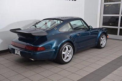 porsche 911 turbo coupe turbo manual 3.3l flat 6 amazon green