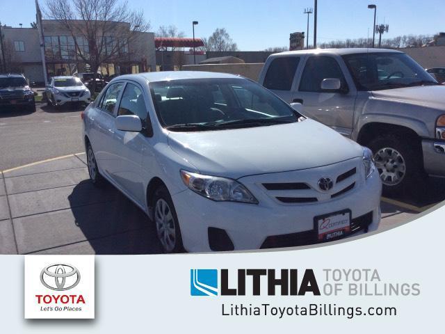 2012 toyota corolla l l 4dr sedan 5m for sale in billings, montana