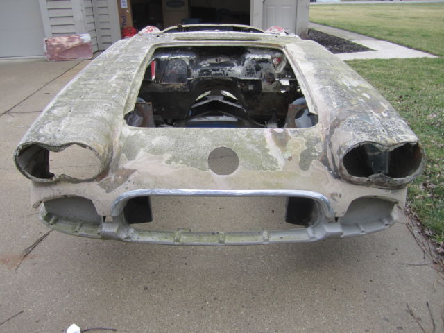 1959 corvette project. clear title & vin plate. no reserve