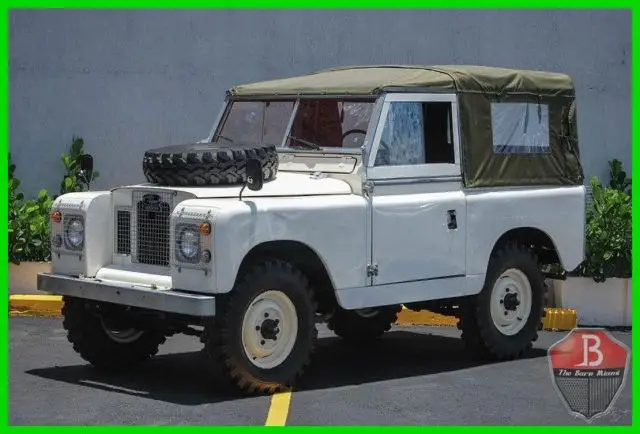 1972 land rover iia santana short wheel base 4x4 mint condition florida defender