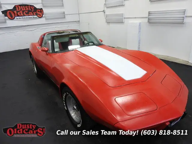 1979 red runs drives body inter vgood 350v8 3 spd auto!