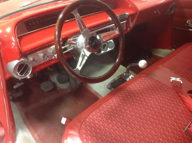 1963 red 2 door hardtop factory munci and ac