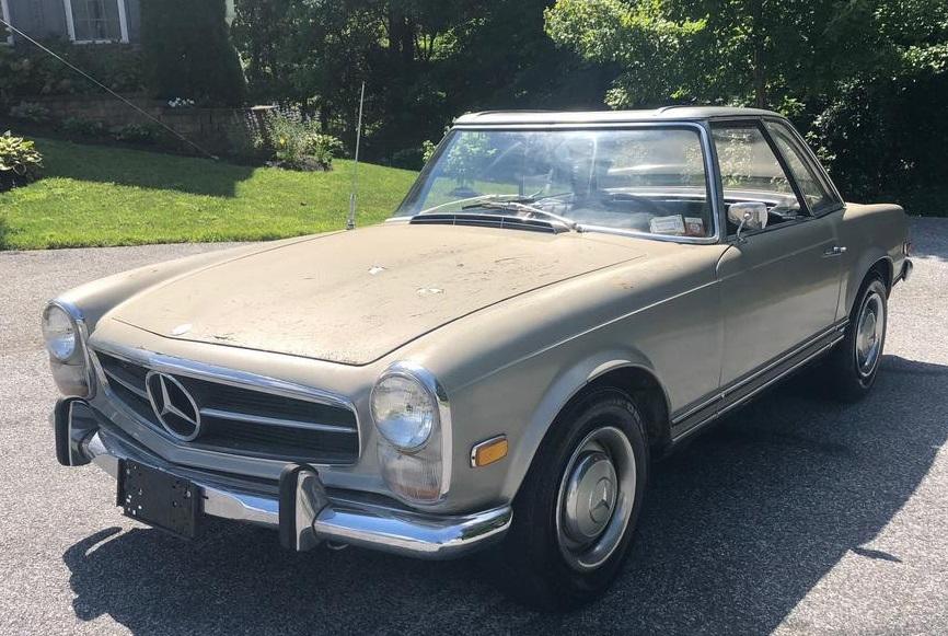 1967 mercedes-benz sl-class 230sl 180g silver