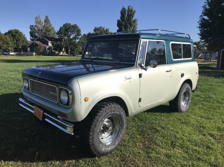 1969 international harvester scout aristocrat 800 4x4 4-speed