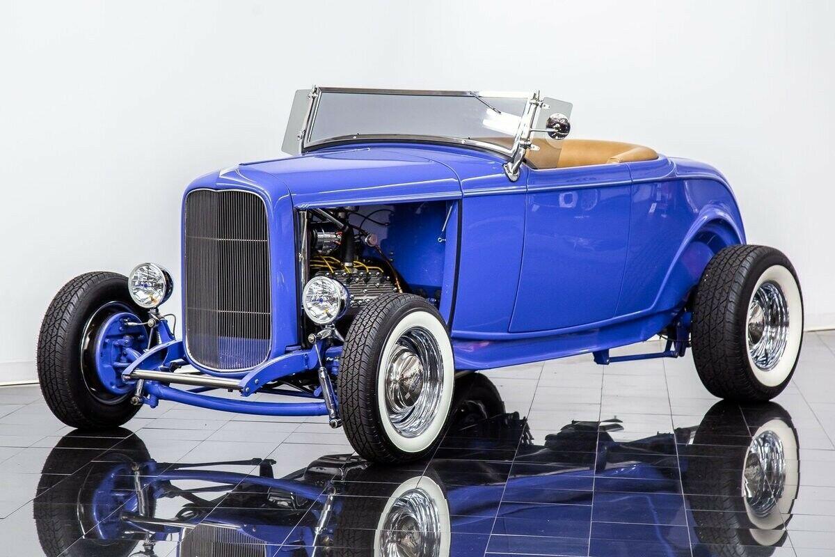 1932 ford highboy roadster 3 speed manual 239ci flathead v8 light blue