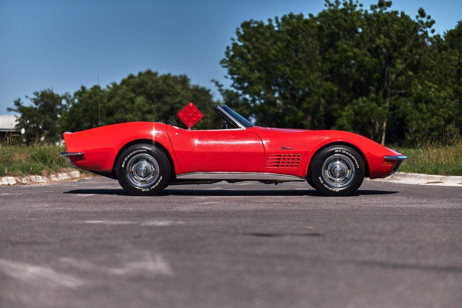 1970 chevrolet corvette convertible matching numbers 4 speed