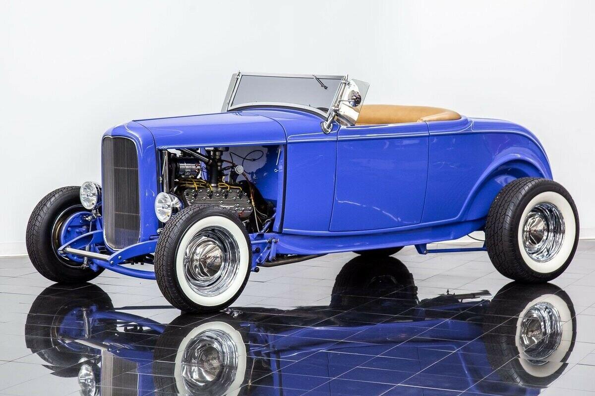 1932 ford highboy roadster 3 speed manual 239ci flathead v8 light blue