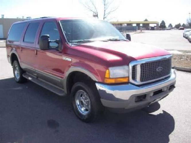 used 2001 ford excursion limited 4x4 suv, 142,281 miles in castle rock, co