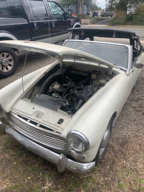 1968 austin-healey sprite convertible white rwd manual