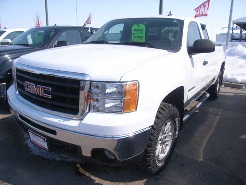 2010 gmc sierra 1500 4x4 extended cab 6.6 ft. box 143.5 in. wb sle sle for sale in grand forks, north dakota