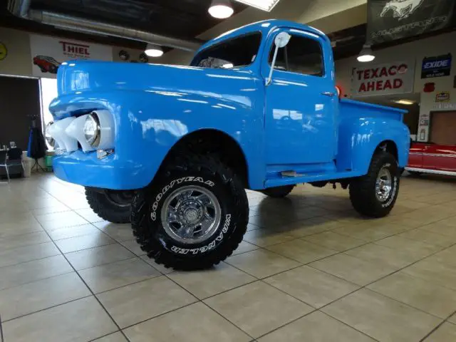 1952 ford f1 fuel-injected 4x4 restomod 5.0l v8 automatic ac 48 49 50 51 f100 55