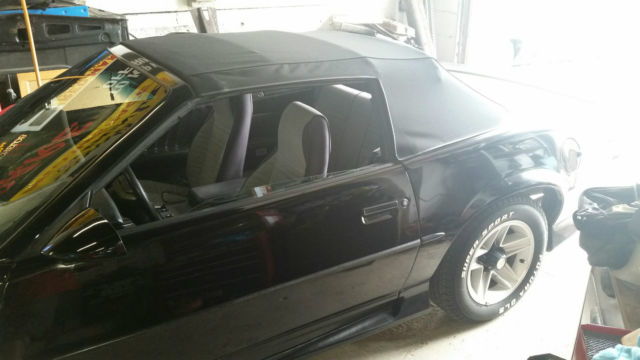 1992 camaro rs convertible low miles 59k black nice low reserve 25th anniversary