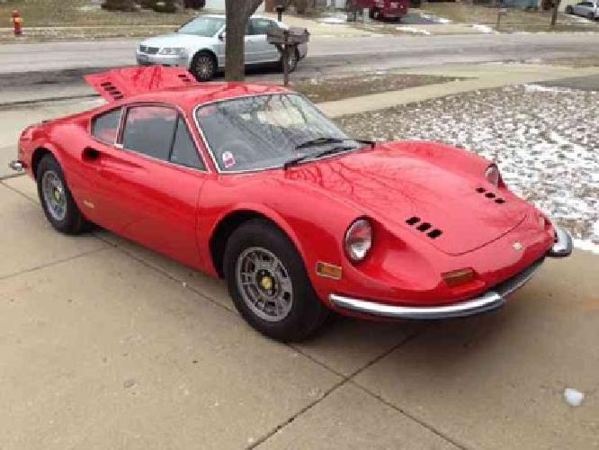 1972 red ferrari 246gt dino in astoria, ny