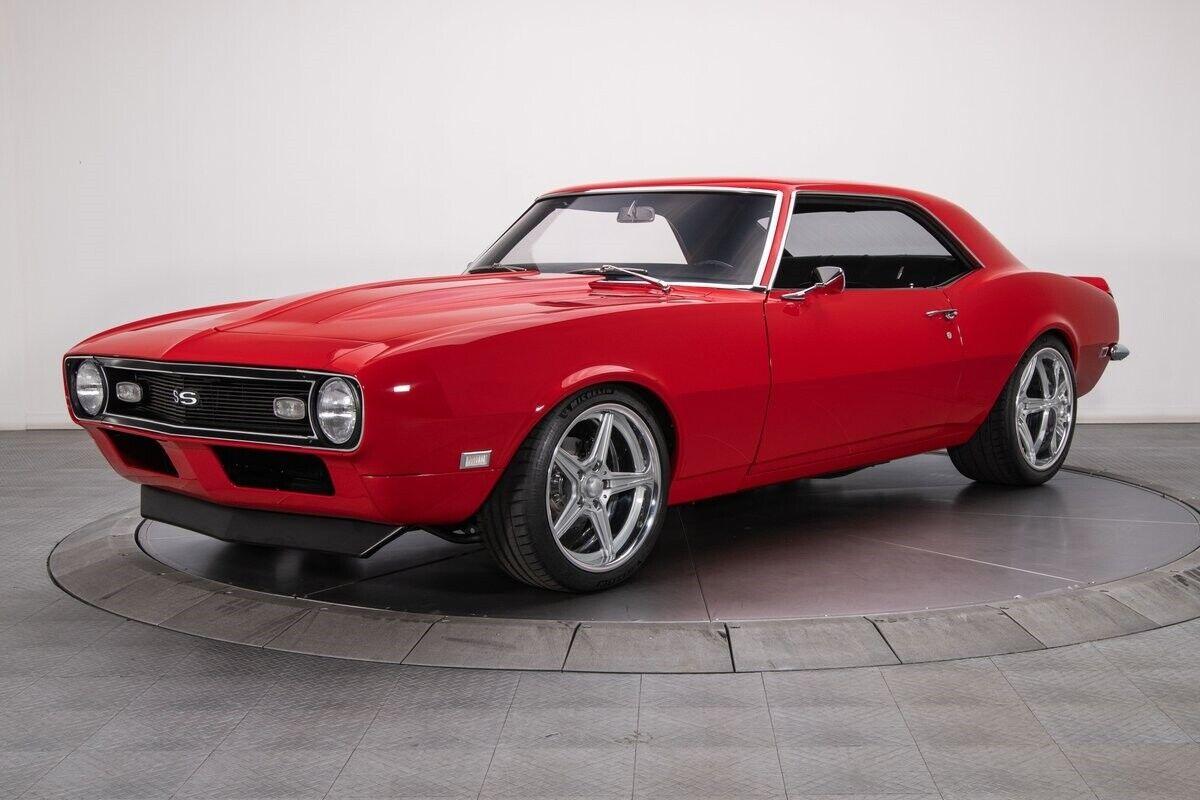 1968 chevrolet camaro victory red hardtop 496 v8 4 speed 38 miles