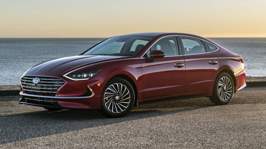 2022 hyundai sonata hybrid blue