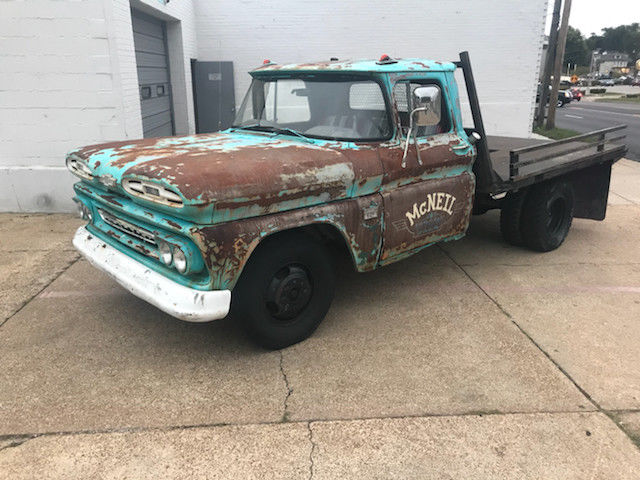 1961 chevrolet apache c30 stakebed runs excellent classic! make offer! free ship