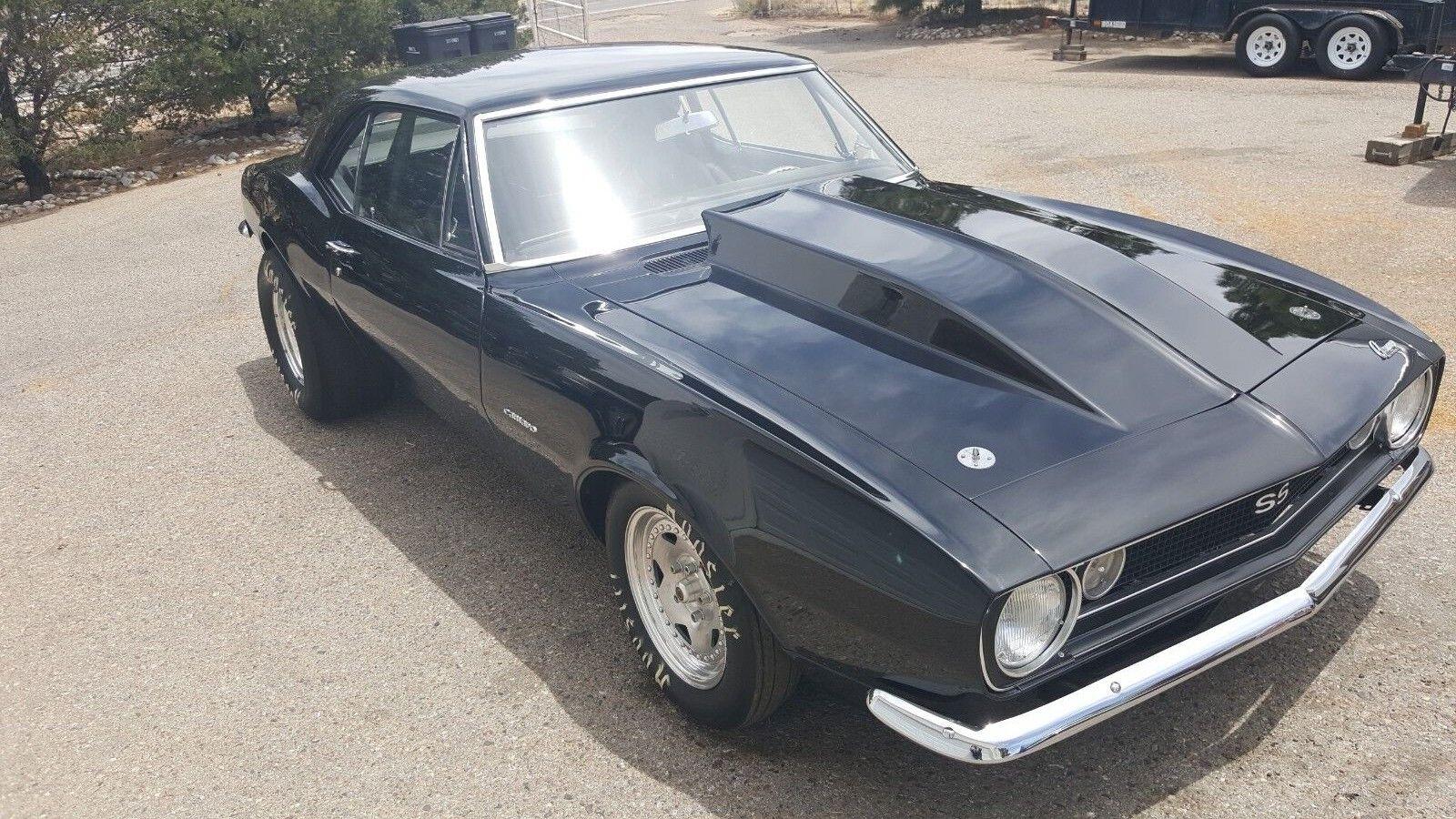 1967 chevrolet camaro dupont super jet black paint chevy performance bowtie block